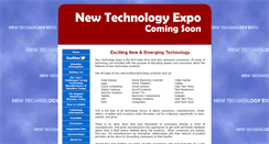 Desktop Screenshot of newtechnologyexpo.com